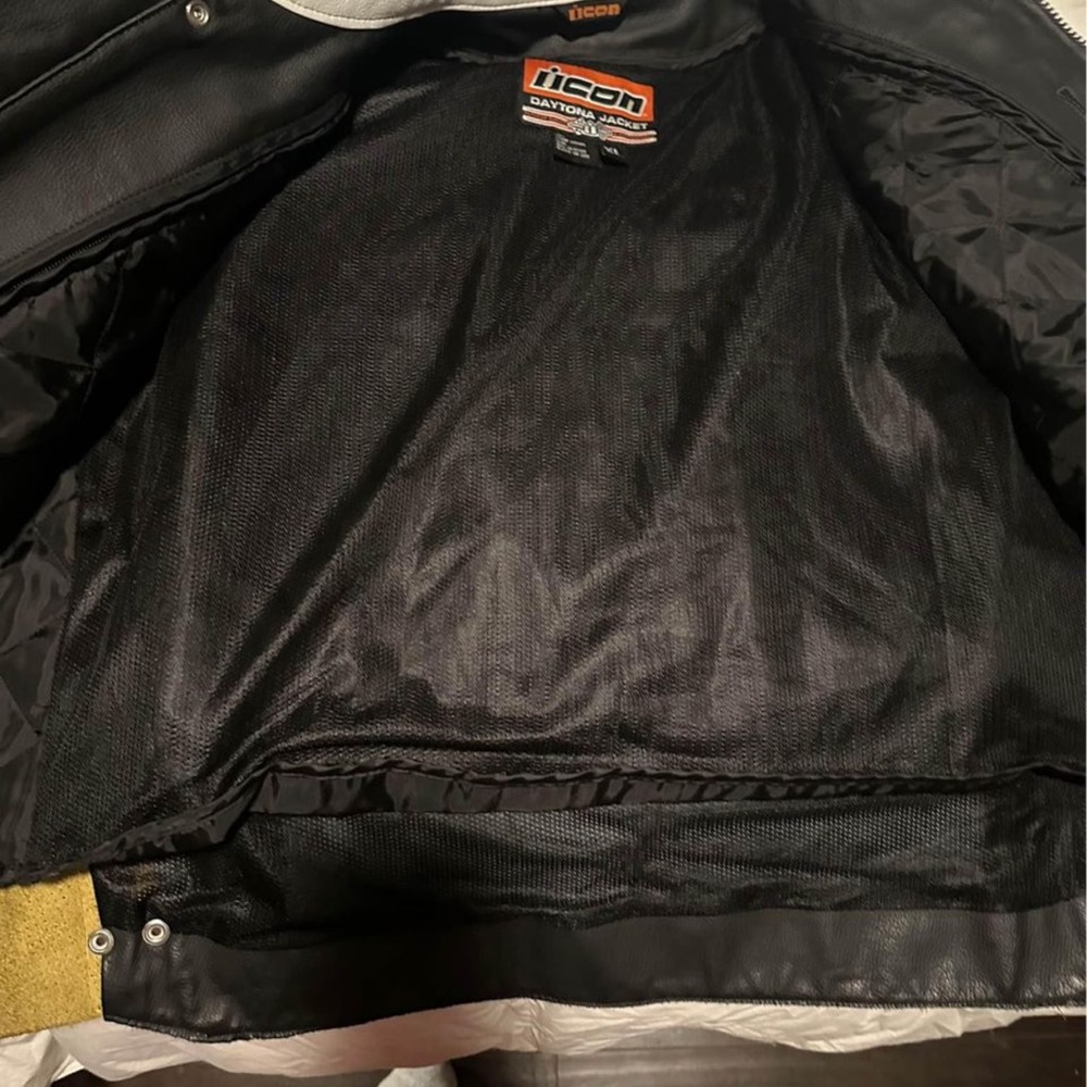 Icon Motorsports Leather Armored Riding Jacket - Gem